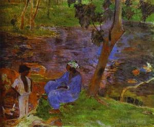Paul Gauguin œuvres - A l'étang