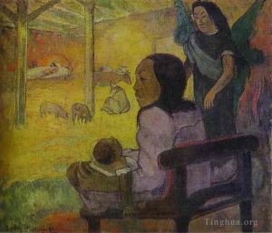 Paul Gauguin œuvres - Bébé La Nativité