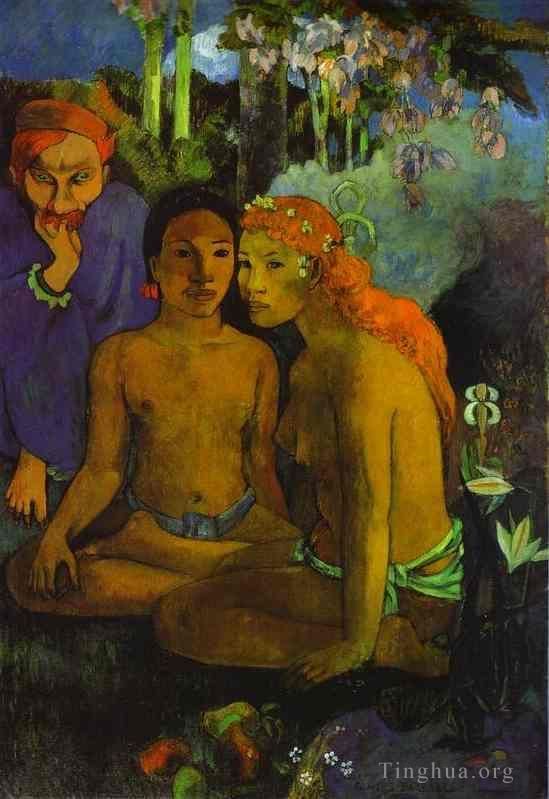 Paul Gauguin Peinture à l'huile - Contes barbares