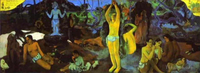 Paul Gauguin Peinture à l'huile - D'où venons-nous ? Que sommes-nous ? Où allons-nous ?