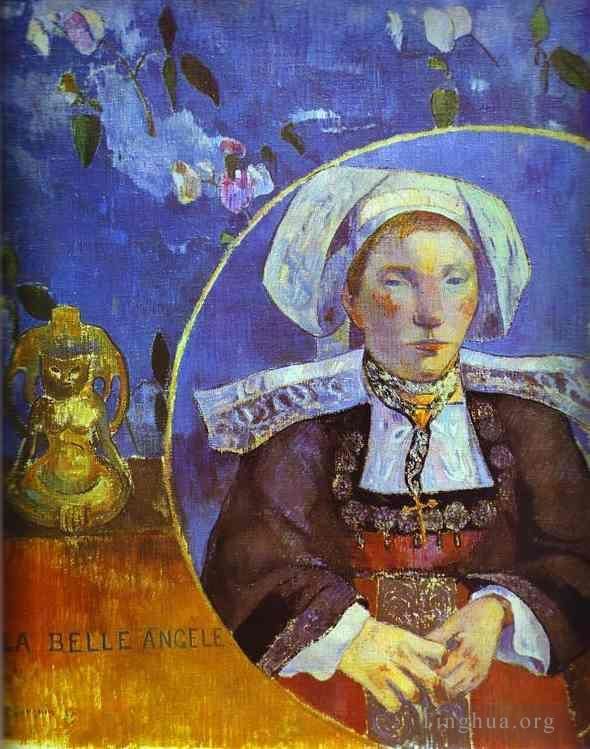 Paul Gauguin Peinture à l'huile - La Belle Angèle Portrait de Madame Satre