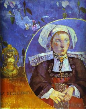 Paul Gauguin œuvres - La Belle Angèle Portrait de Madame Satre