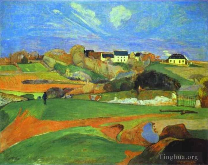 Paul Gauguin Peinture à l'huile - Paysage