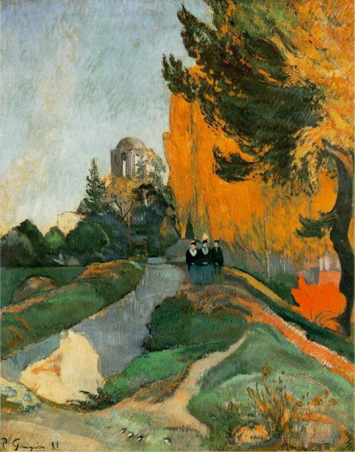 Paul Gauguin Peinture à l'huile - Les Alyscamps Arles