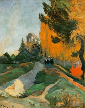 Paul Gauguin œuvres - Les Alyscamps Arles