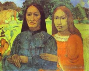 Paul Gauguin œuvres - Mère et fille