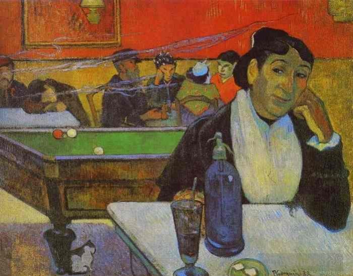 Paul Gauguin Peinture à l'huile - Café de nuit à Arles