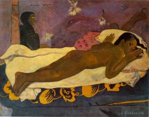 Paul Gauguin œuvres - L'esprit des morts qui regarde