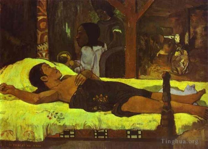 Paul Gauguin Peinture à l'huile - Nativité Te Tamari No Atua