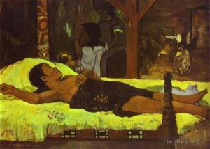 Paul Gauguin œuvres - Nativité Te Tamari No Atua