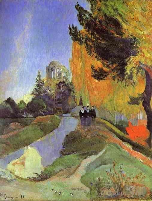 Paul Gauguin Peinture à l'huile - Les Alyscamps