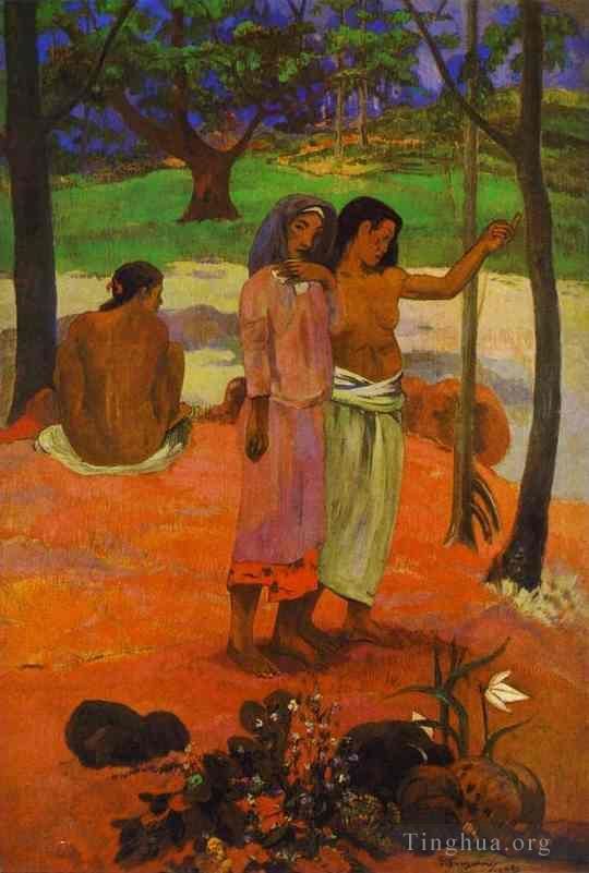 Paul Gauguin Peinture à l'huile - L'appel