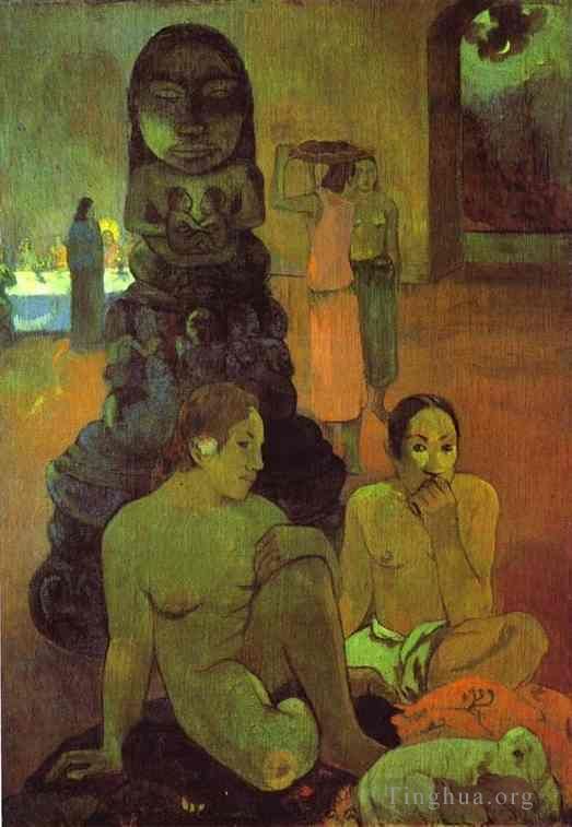 Paul Gauguin Peinture à l'huile - Le Grand Bouddha