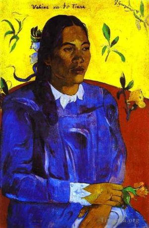 Paul Gauguin œuvres - Vahine no te tiare Femme à la fleur