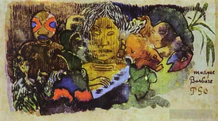 Paul Gauguin Types de peintures - Musique barbare