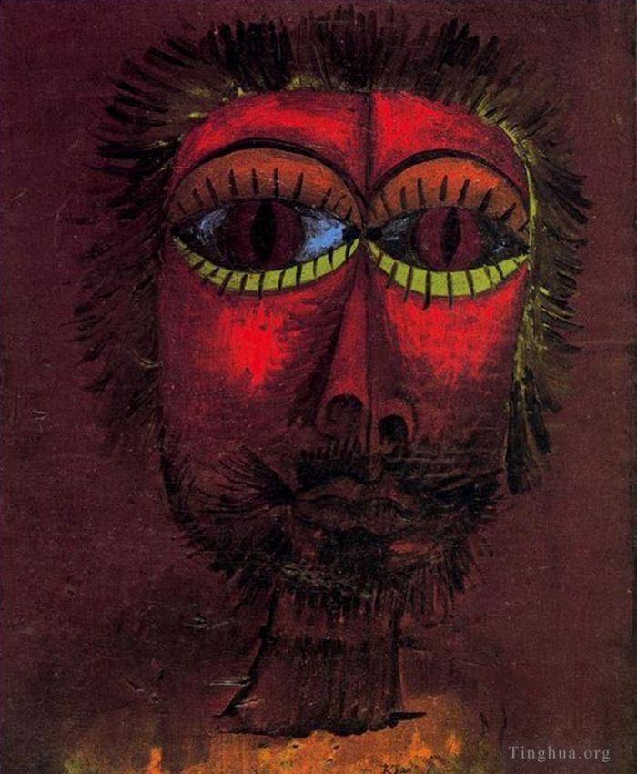 Paul Klee Peinture à l'huile - Tête de bandit