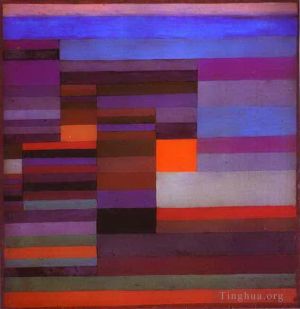 Paul Klee œuvres - Soirée feu