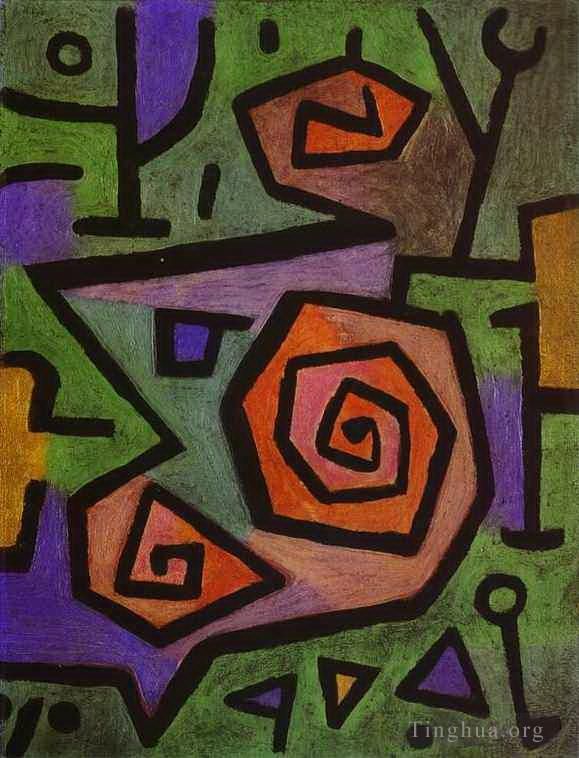 Paul Klee Peinture à l'huile - Roses héroïques