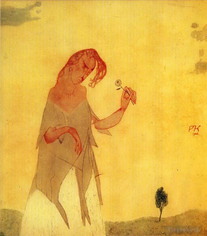 Paul Klee Peinture à l'huile - Hésitation