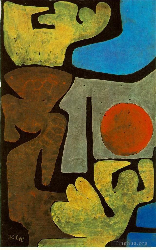 Paul Klee Peinture à l'huile - Parc des Idoles 193Expressionnisme Bauhaus Surréalisme