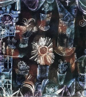 Paul Klee œuvres - Nature morte au chardon