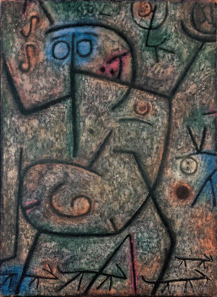 Paul Klee Peinture à l'huile - Les rumeurs