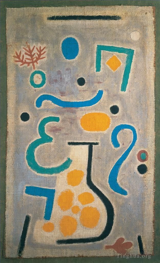 Paul Klee Peinture à l'huile - Le vase