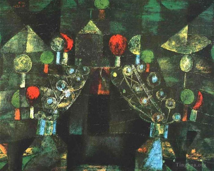 Paul Klee Peinture à l'huile - Pavillon des Femmes