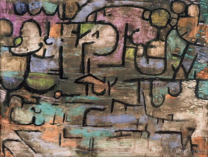 Paul Klee Peinture à l'huile - Après les inondations