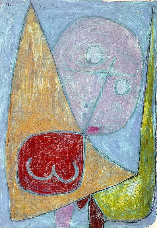 Paul Klee Types de peintures - Ange toujours féminin