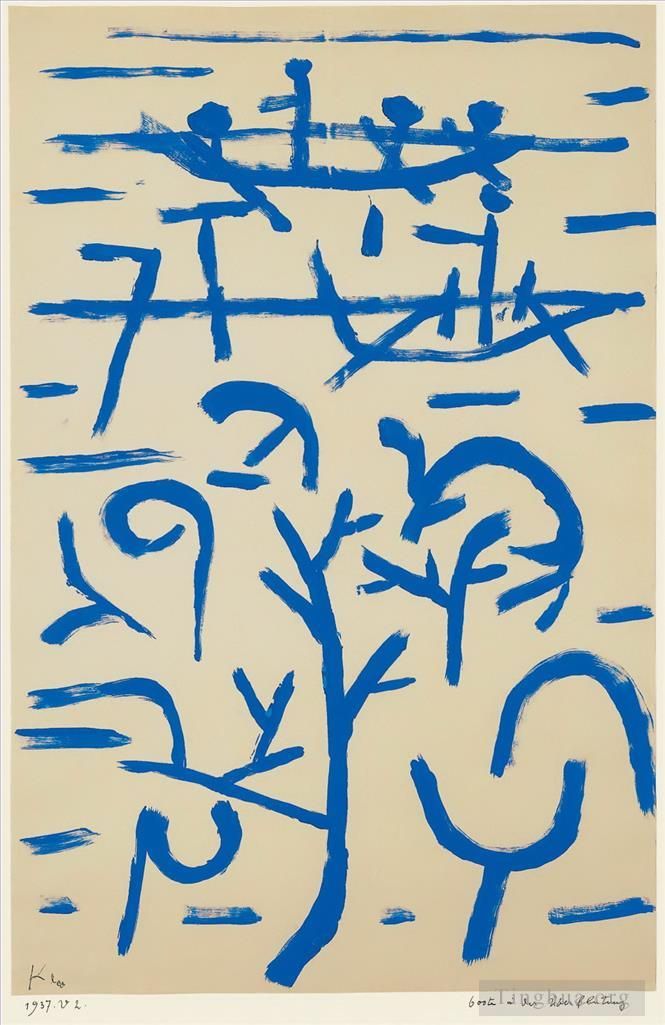 Paul Klee Types de peintures - Bateaux dans le déluge