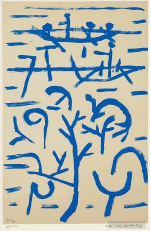 Paul Klee œuvres - Bateaux dans le déluge