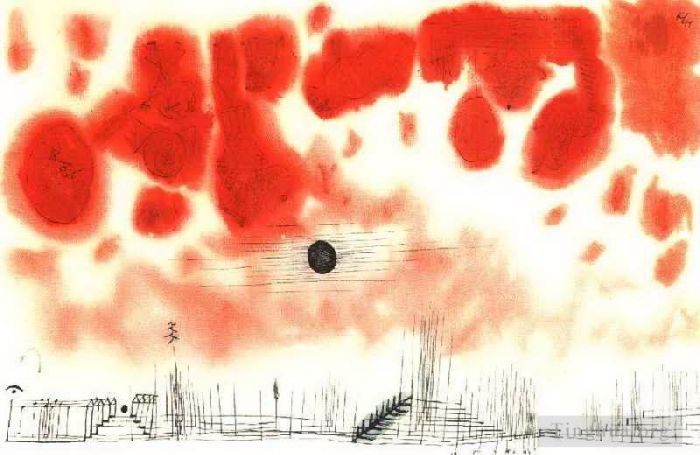 Paul Klee Types de peintures - Nuages sur Bor