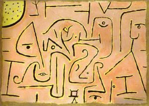 Paul Klee œuvres - Contemplation