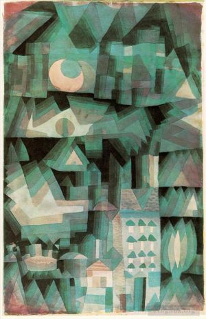 Paul Klee œuvres - Ville de rêve Expressionnisme Bauhaus Surréalisme