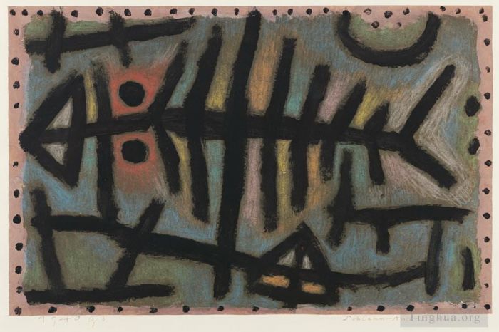 Paul Klee Types de peintures - Désordre de poisson