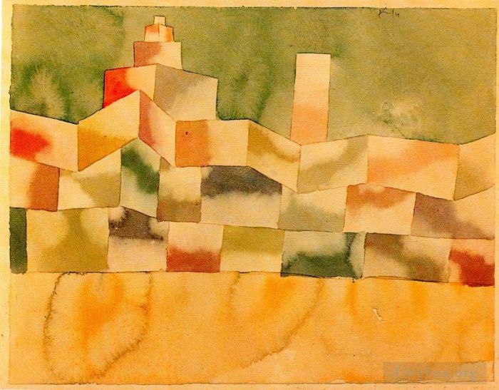 Paul Klee Types de peintures - Architecture orientale