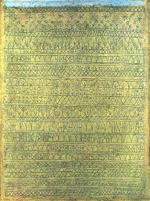 Paul Klee œuvres - Rythmes pastoraux