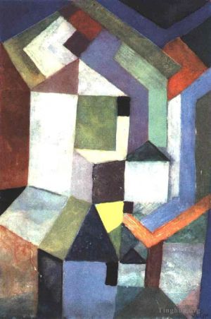 Paul Klee œuvres - Paysage nordique pieux