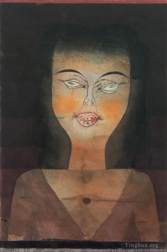 Paul Klee Types de peintures - Fille possédée