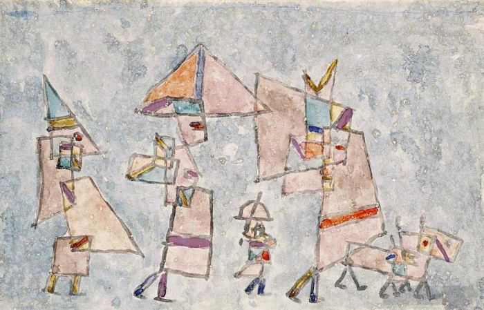 Paul Klee Types de peintures - Promenade en Orient