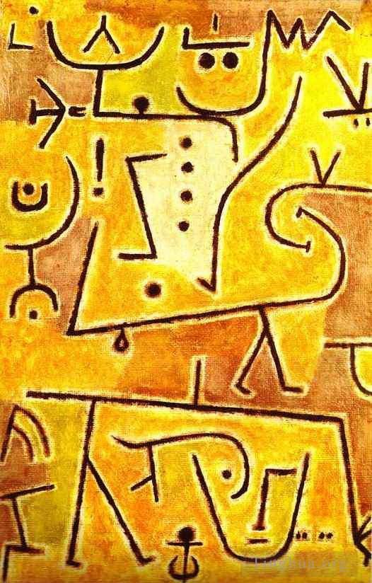 Paul Klee Types de peintures - Gilet rouge