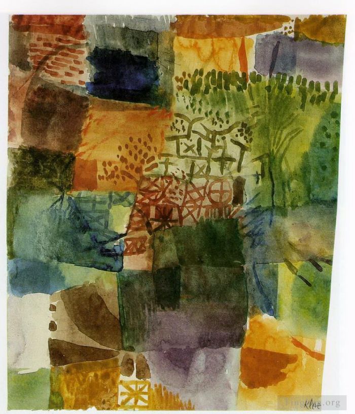 Paul Klee Types de peintures - Souvenir d'un jardin