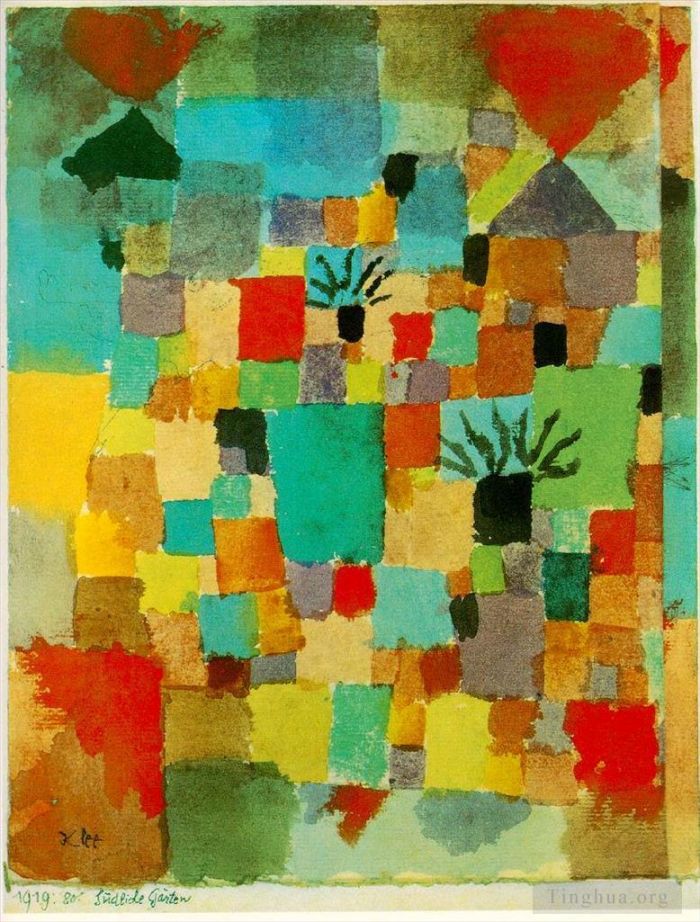 Paul Klee Types de peintures - Jardins du sud tunisien 191Expressionnisme Bauhaus Surréalisme