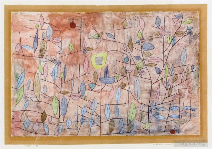 Paul Klee Types de peintures - Feuillage clairsemé