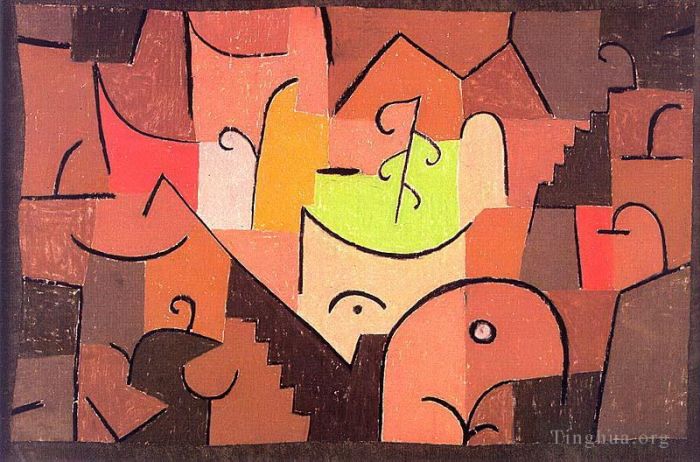 Paul Klee Types de peintures - Paysage de scène