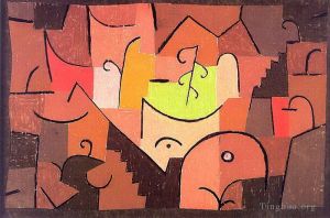 Paul Klee œuvres - Paysage de scène
