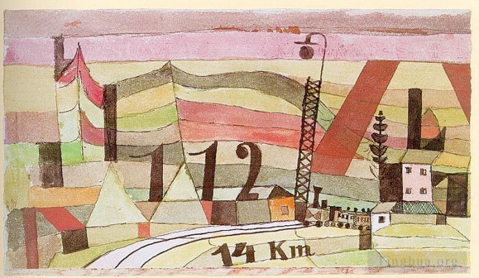Paul Klee Types de peintures - Gare L112
