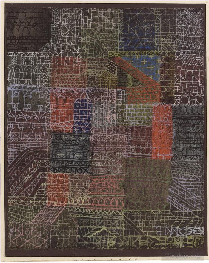 Paul Klee Types de peintures - Structurel II