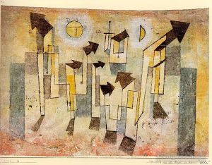 Paul Klee œuvres - Peinture murale du Temple du Désir